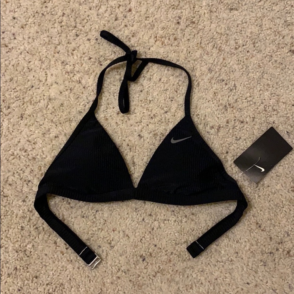 Nike Ribbed Halter Bikini Top